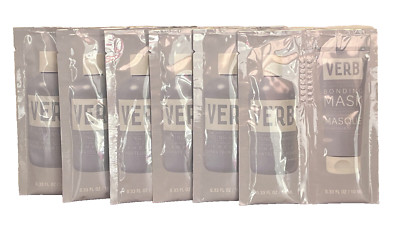 6x VERB BONDING SHAMPOO & BONDING MASQUE 0.33oz / 10ml ea. NEW