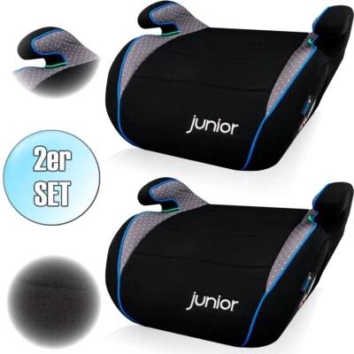 2er SET Sitzerhöhung Autokindersitz Kinderautositz Kinder Auto Sitz R129/03