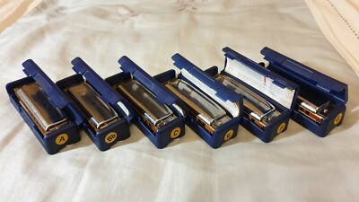 Hohner Blues Harp MS Harmonica Set of 6 - A, Bb, C, E, F, G | eBay