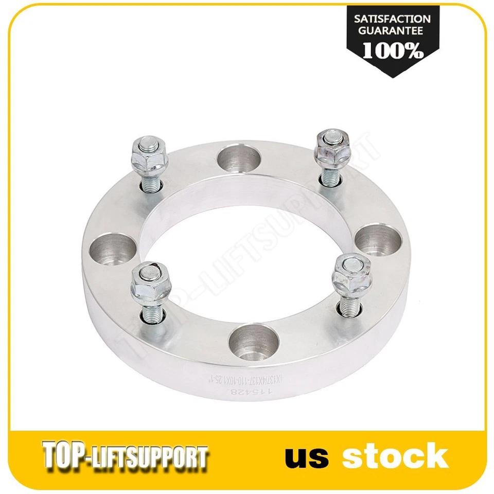 4x 1 inch 4x137 ATV Wheel Spacers M10x1.25 Fits Can-Am Outlander Kawasaki 4/137 Foto 2 de 4
