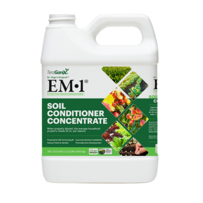 TeraGanix EM-1 32 oz Certified Organic Microbial Inoculant for Plants & Soil 