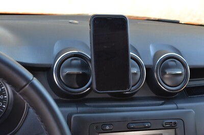 Support Téléphone Magnétique Pour Voiture - Compatible Dacia Duster 2, Sandero, Logan - Noir