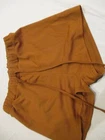 Womens shein brown drawstring shorts sz m