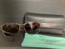 Laura Biagiotti Rose Color Prescription Lenses Gold Brown Frame Vintage