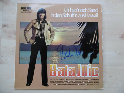 Bata Illic Autogramm signed LP-Cover ''Ich Hab noch Sand in den Schuh´n..'' Vinyl