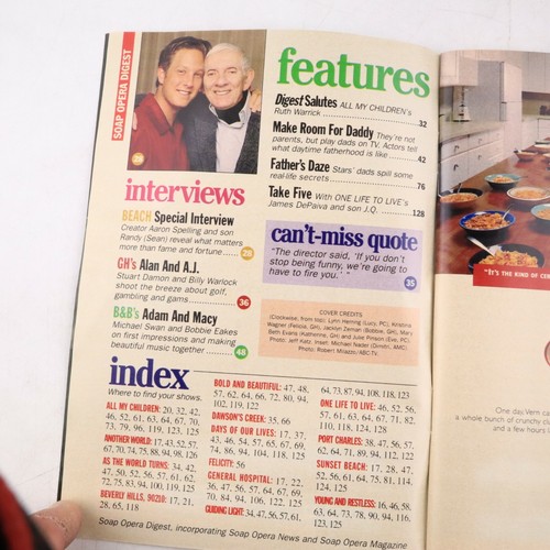 Soap Opera Digest Magazine June 22nd 1999 - Picture 3 of 5