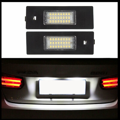2x LED PREMIUM Kennzeichenbeleuchtung 18 SMD für BMW 1er E81 E87 F20 F21 i3 IO1