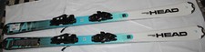 NEW HEAD 157cm skis supershape blu/wh  size adjustable JRS 7.5 GW bindings