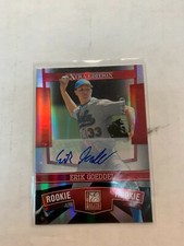 Erik Goeddel 2010 Elite Rookie Auto Card #190 Serial #198/810