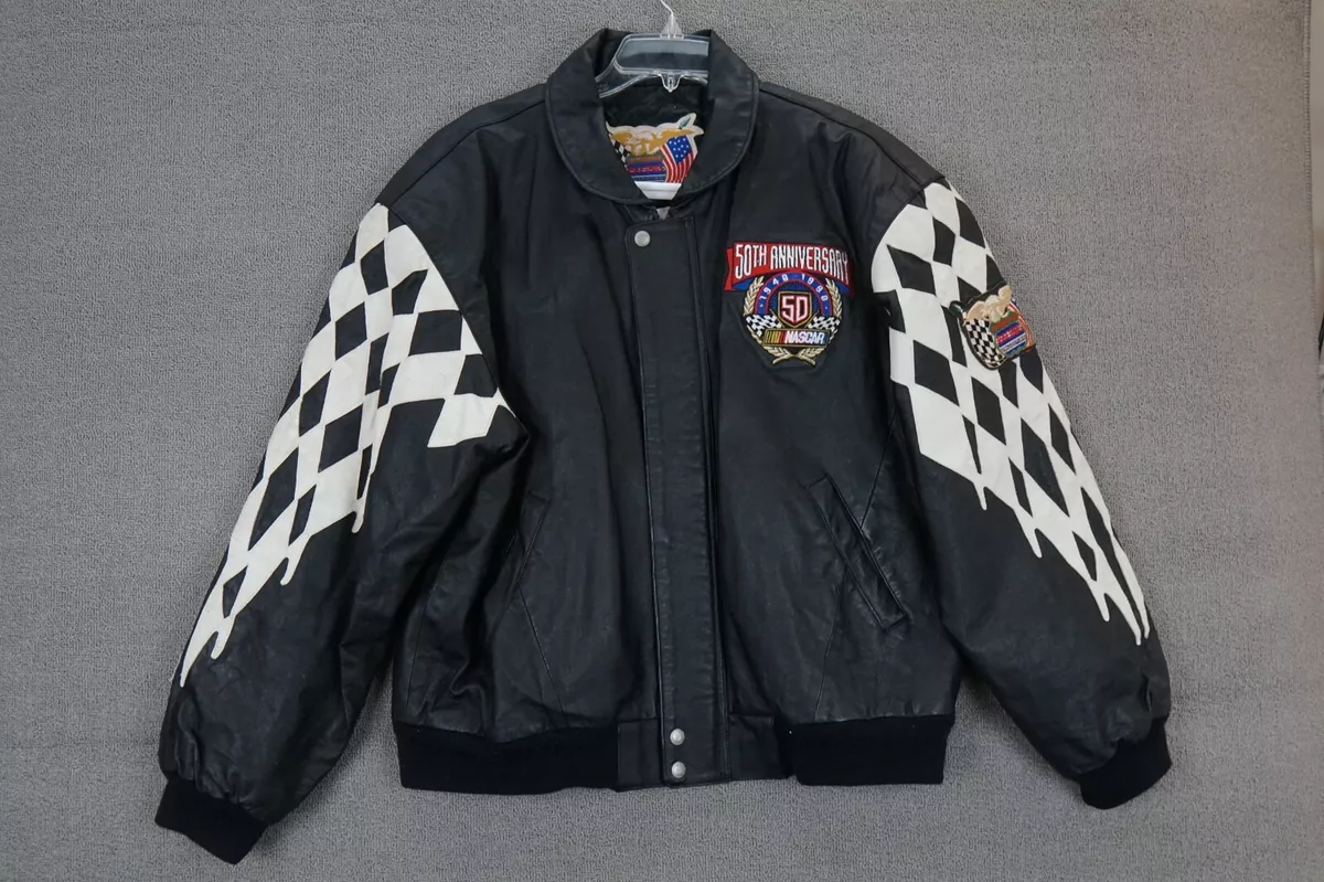 Nascar 50th anniversary shop leather jacket
