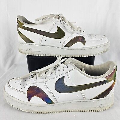 BUY Nike Air Force 1 Low Misplaced Swooshes Black Multicolor