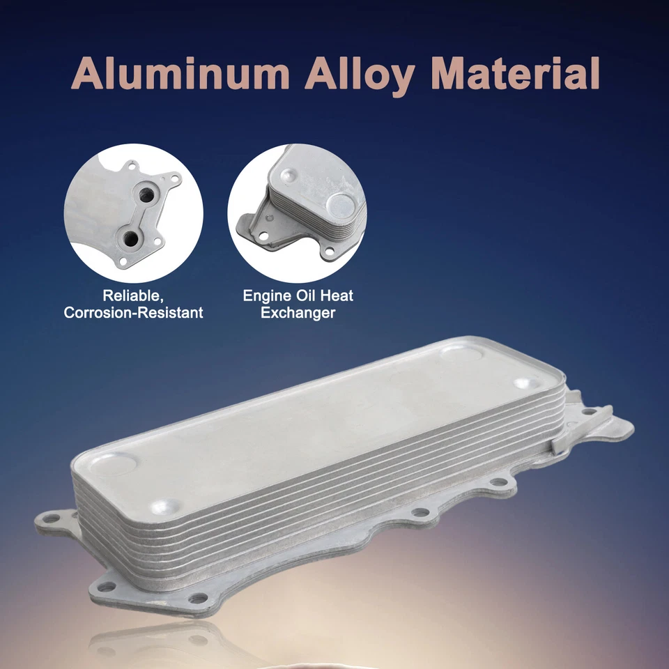 Enfriador de aceite de motor con junta para Freightliner, Sprinter 3,0 L 2007-2014 6421800165 Foto 2 de 4