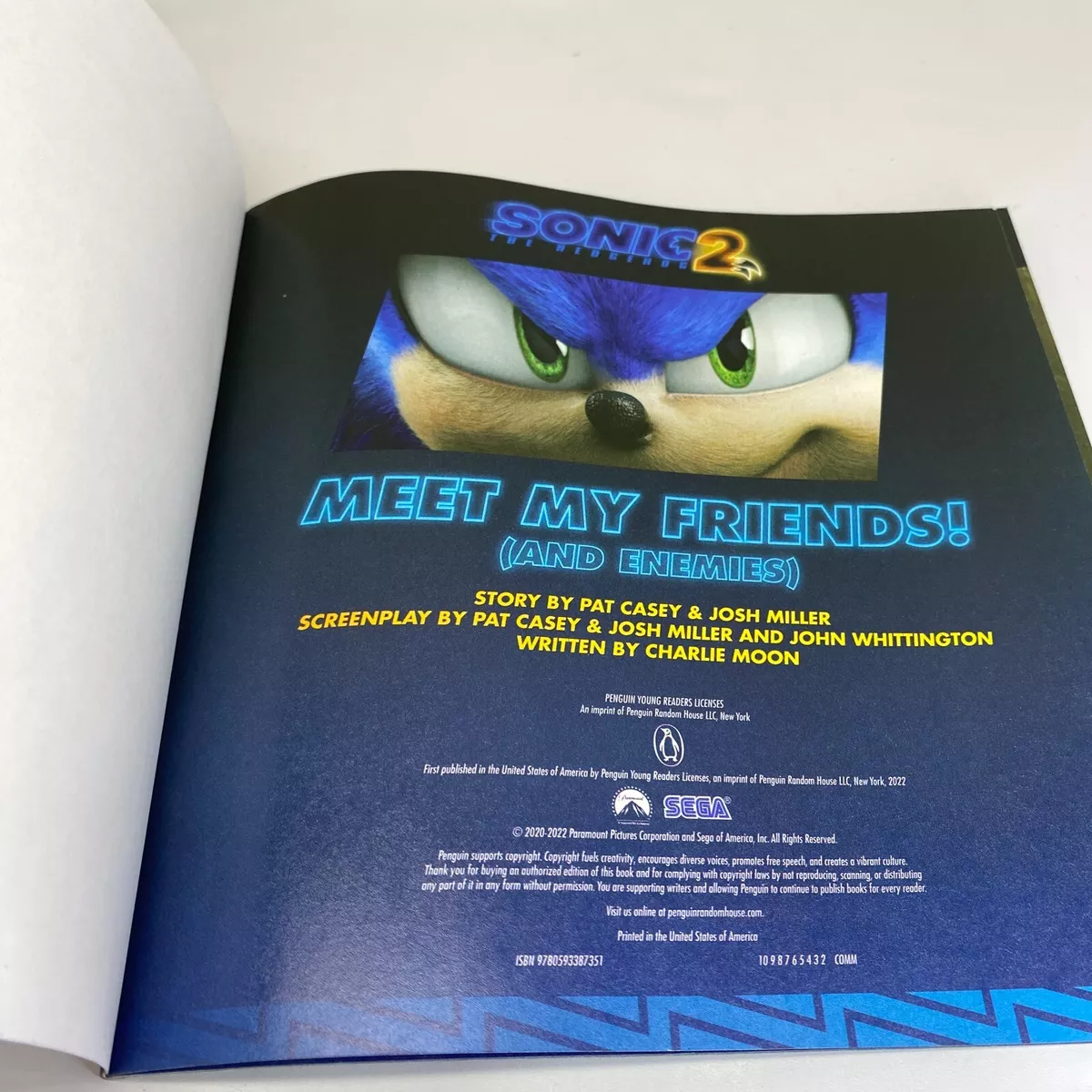 Sonic the Hedgehog 2: The Official Movie Poster Book - by Penguin Young  Readers Licenses (Paperback)