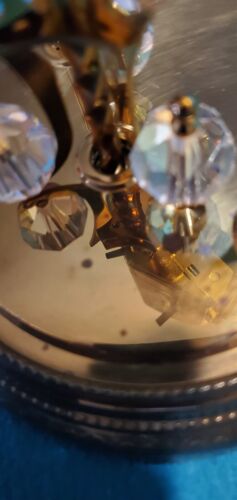 Kundo Clock 9" With Crystal Balance balls, Melody .Glass Dome.Made in Germany - Picture 10 of 15
