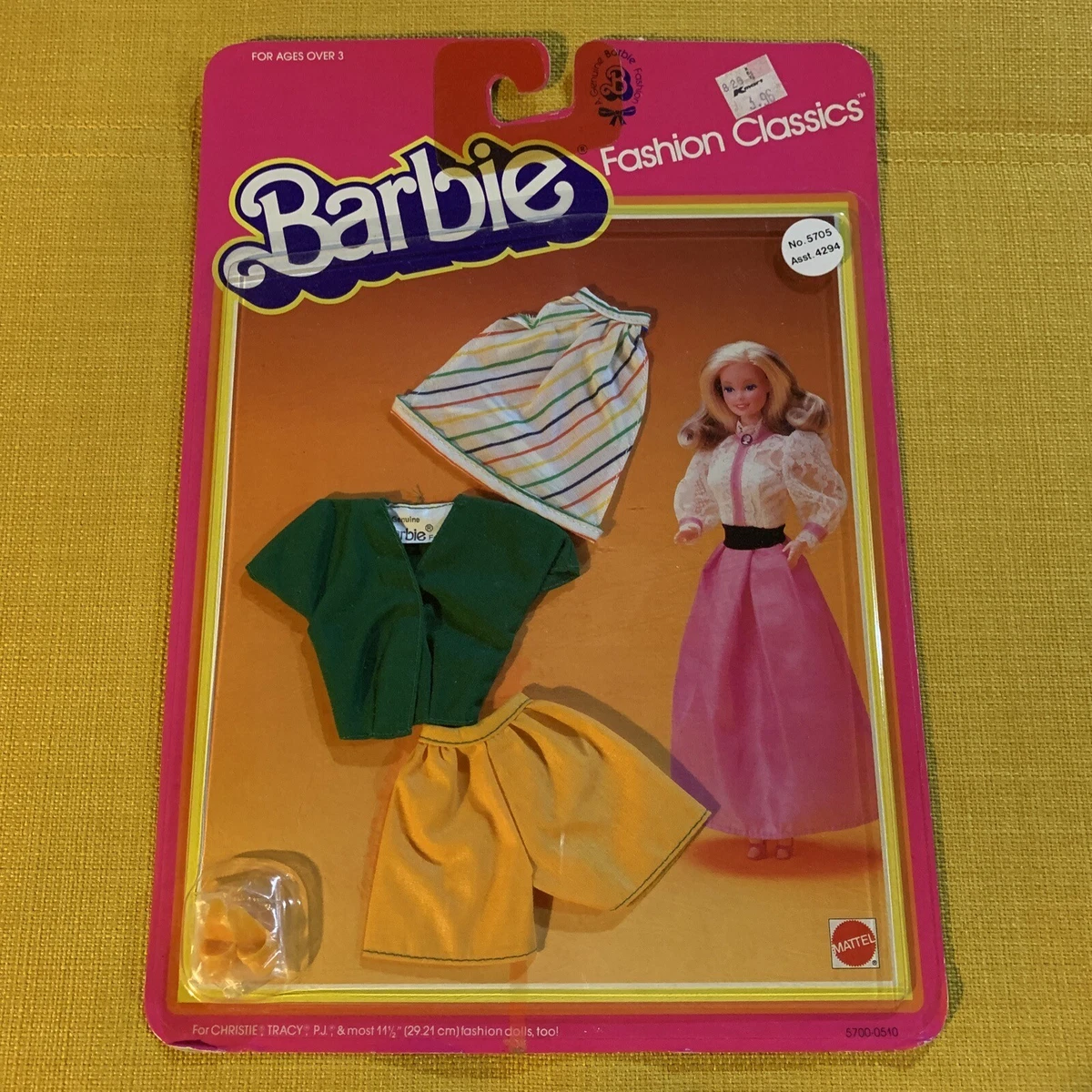 1983 Barbie Fashion Classics Short n Sassy No. 5705 Asst. 4294