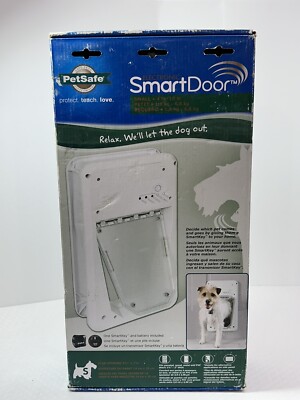 New Open Box Sealed Pet Safe Electronic Smart Door For Small