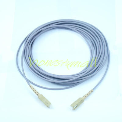 10 meters Armored Multi-mode Simplex Fiber Optic Cable 62.5/125  SC UPC to SCUPC