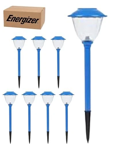 Energizer 8 Pack Solar Pathway LED Lights Outdoor-Stainless Steel 15 Lumen - Image 4 of 4