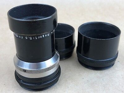 Meyer Gorlitz 15cm 150mm f/5.5 Tele Megor lens with hood Meyer Gorlitz 15cm 150mm f/5.5 Tele Megor lens with hood