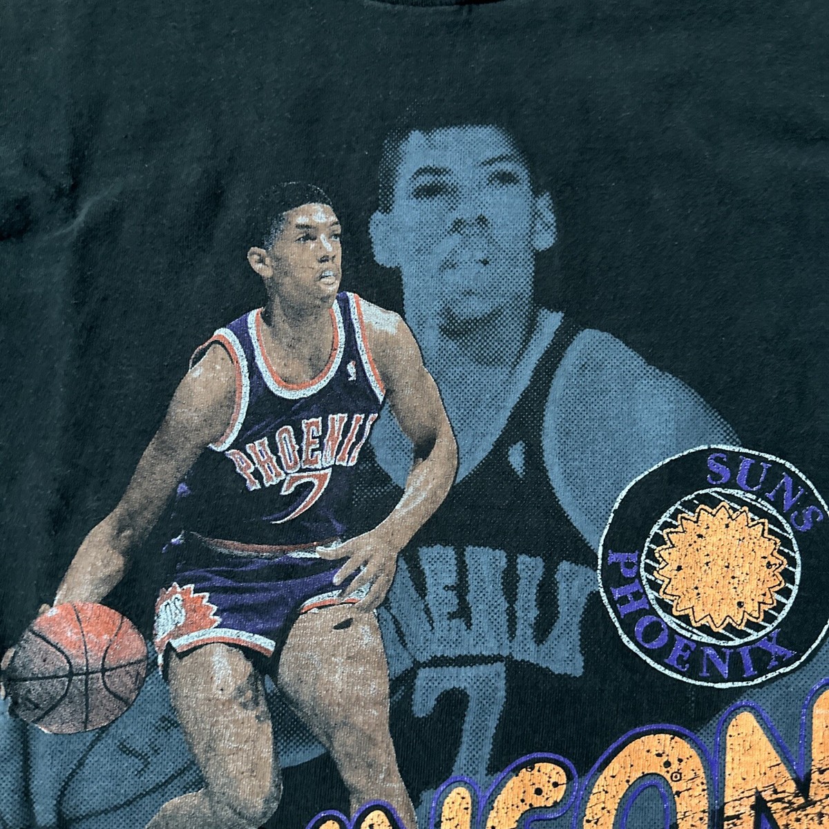 Vintage 90s Salem Phoenix Suns Kevin Johnson Caricature Vintage 90s Salem Phoenix Suns Kevin Johnson Caricature