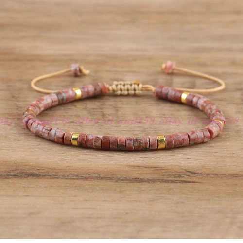 Minimalist Dainty Crystal Assorted Natural Gemstone Beads Healing Reiki Bracelet - Picture 14 of 60