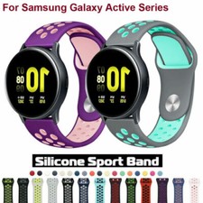For Samsung Galaxy Watch Active 2 40 42 44mm Band Silicone Sports Bracelet Strap