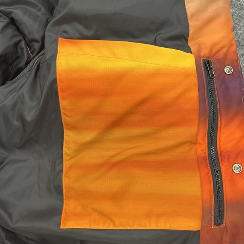 Moschino x Palace Jacket Mens 44 Orange Puffer Coat Skater - Picture 11 of 21