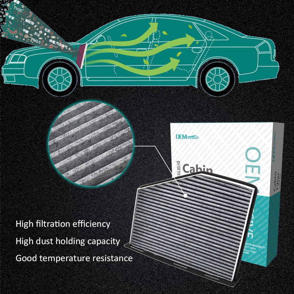Pollen Cabin Air Filter For Passat Tiguan GOLF Jetta VW CADDY AUDI A3