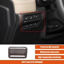 Oak Wood Grain Car Headlight Switch Frame Trim For Land Cruiser LC250 2024-2025