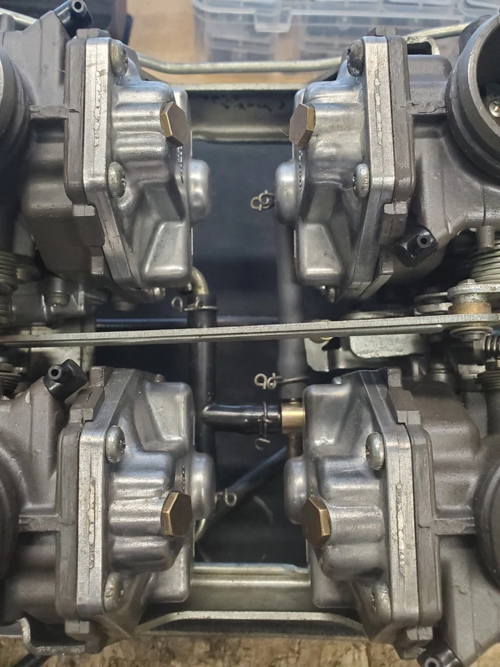 83-85 Yamaha Venture Royale 1200 Carb servicio de limpieza y reconstrucción XVZ12 XVz1200 Foto 3 de 4