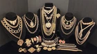 Vintage Mod Goldtone Jewlery Lot Of 40. 6lbs+. 18 Signed Monet Joan Rivers Avon