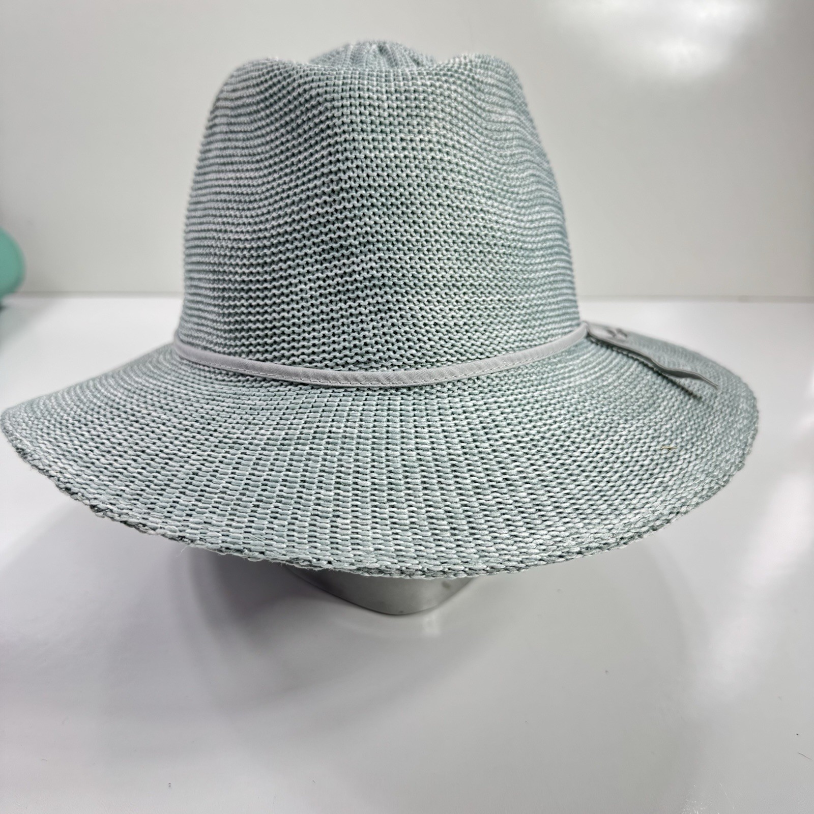 Wallaroo Vitoria Fedora Hat Adjustable Light Grey… - image 2