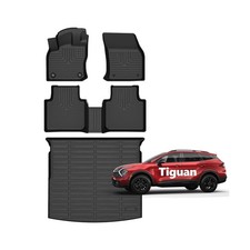 for Volkswagen Tiguan Floor Mats 2018 2019 2020 2021 2022 2023 2024 Car Mats ...