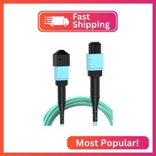 VANDESAIL MPO to MPO Fiber Cable, 0.9M /3ft OM3 Multimode Mpo Female Type B Cabl