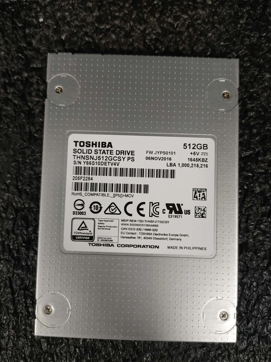 Toshiba 512 GB Solid State Drives for sale | eBay