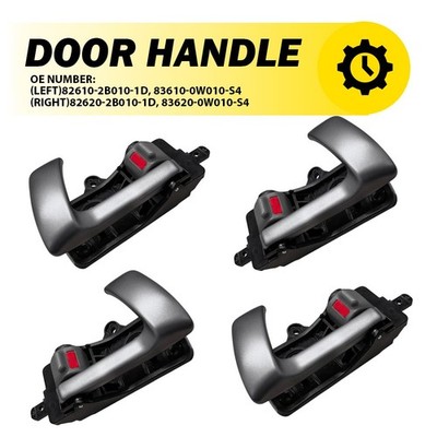 Interior Inner Inside Door Handle Left Right for Hyundai Santa Fe 07 to 12 4x N