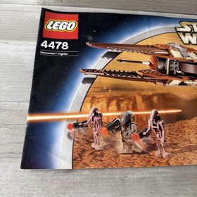 Lego Star Wars Geonosian Fighter 4478 c.2003 - Manual Only Instructions