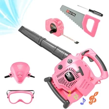 Leaf Blower Toy Tool Pretend Play Series,Pink Outside Construction Toddler To...