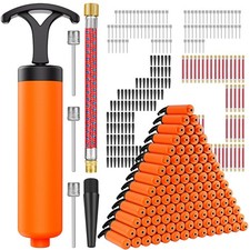 25 Pcs Ball Pump for Sports Balls, Air Pump for Balls, Hand Pump with 3 Needl...