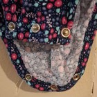 Child of Mine by Carter's Navy Cotton Knit Floral Bodysuit LS Snap 3-6M — photo 2