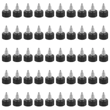 Rotary Bottle Caps, 50 Count 24-410 Squeeze Bottle Caps, Replacement 6976