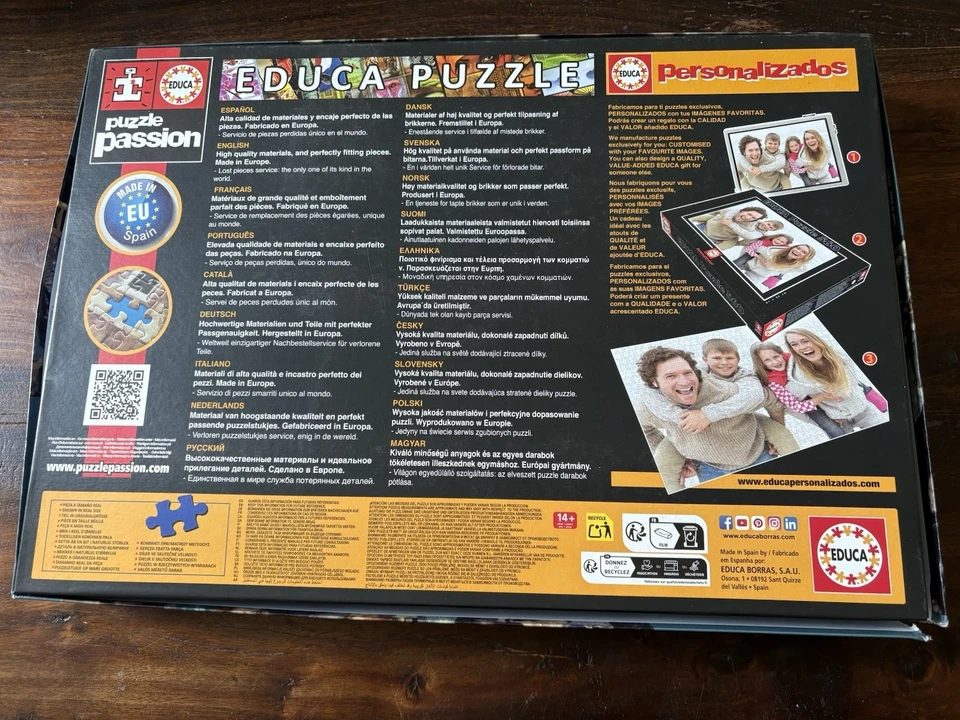 2x EDUCA Puzzle 3000 Teile Tanz im Moulin de la Galette und Japanischer Garten - Bild 4 von 4