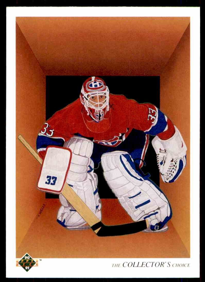 1990-91 UPPER DECK FRENCH PATRICK ROY MONTREAL CANADIENS #317