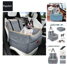 Hunde Autositz für kleine bis mittlere Hunde, Waschbarer hundesitz Auto mit A...