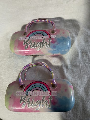 Two girls with a bright future - hard-shell glasses case