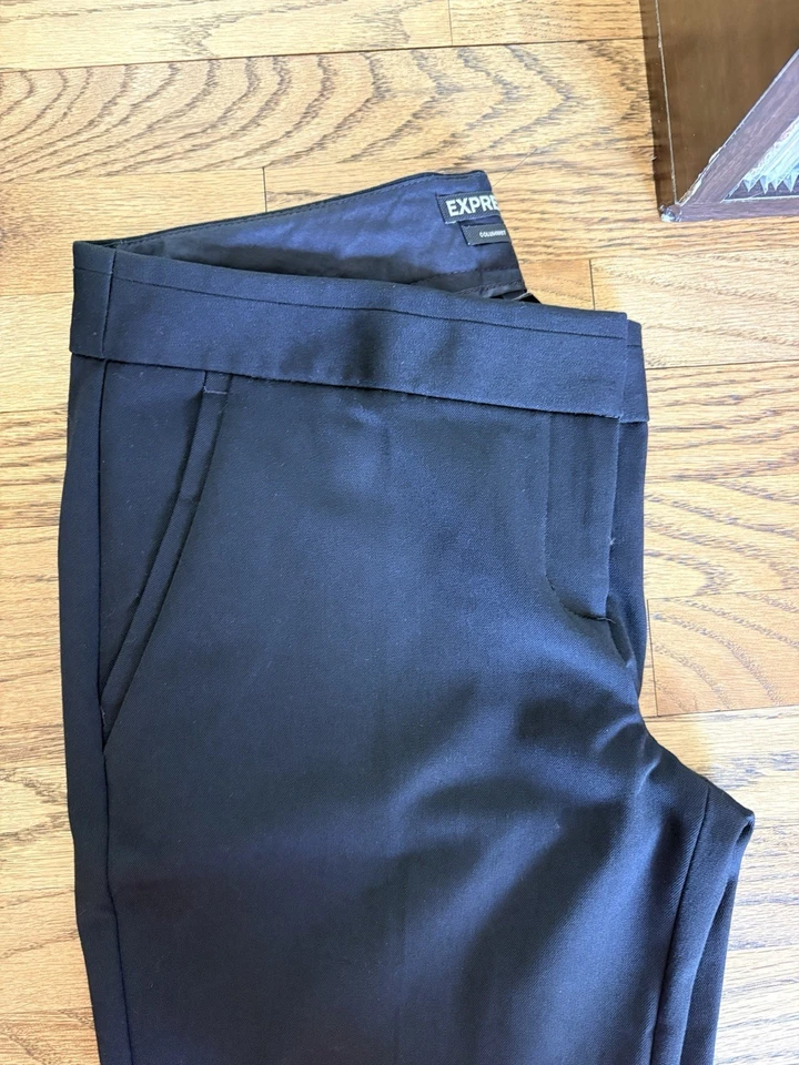 Pantalones de vestir Express para mujer talla 4S negros columnista corte bota oficina carrera pantalones Foto 2 de 4