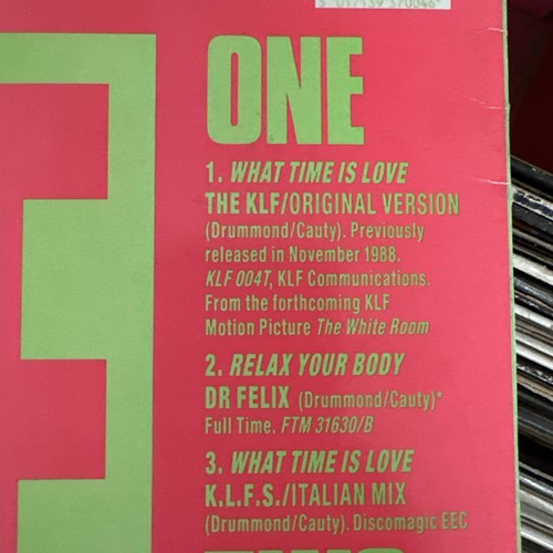 The KLF What Time Is Love Story UK Vinyl LP KLF Communications JAMSLP4 1989 - Foto 4 di 9