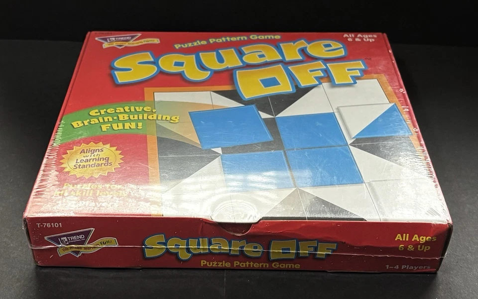 Trend Enterprise Square Off Puzzle Pattern Game All Skill Levels New Sealed - Image 2 of 3