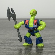 Takara Hasbro Battle Beasts Triple Threat Snake #6 Figure Weapon Wood Rub