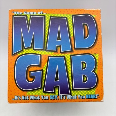 VINTAGE Mad Gab Game COMPLETE Patch Products 1995 Party Game Words Humor